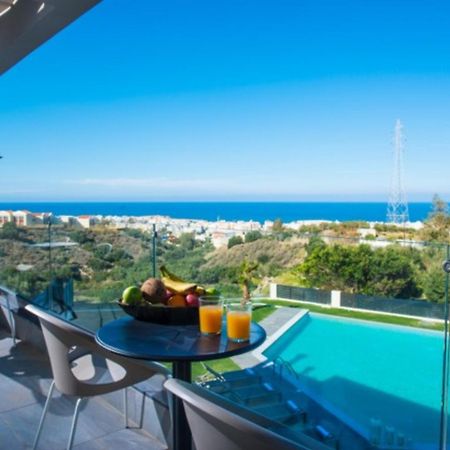 Orama Luxury Villa 4 Bedrooms With Private Pool Hersonissos  Exteriör bild