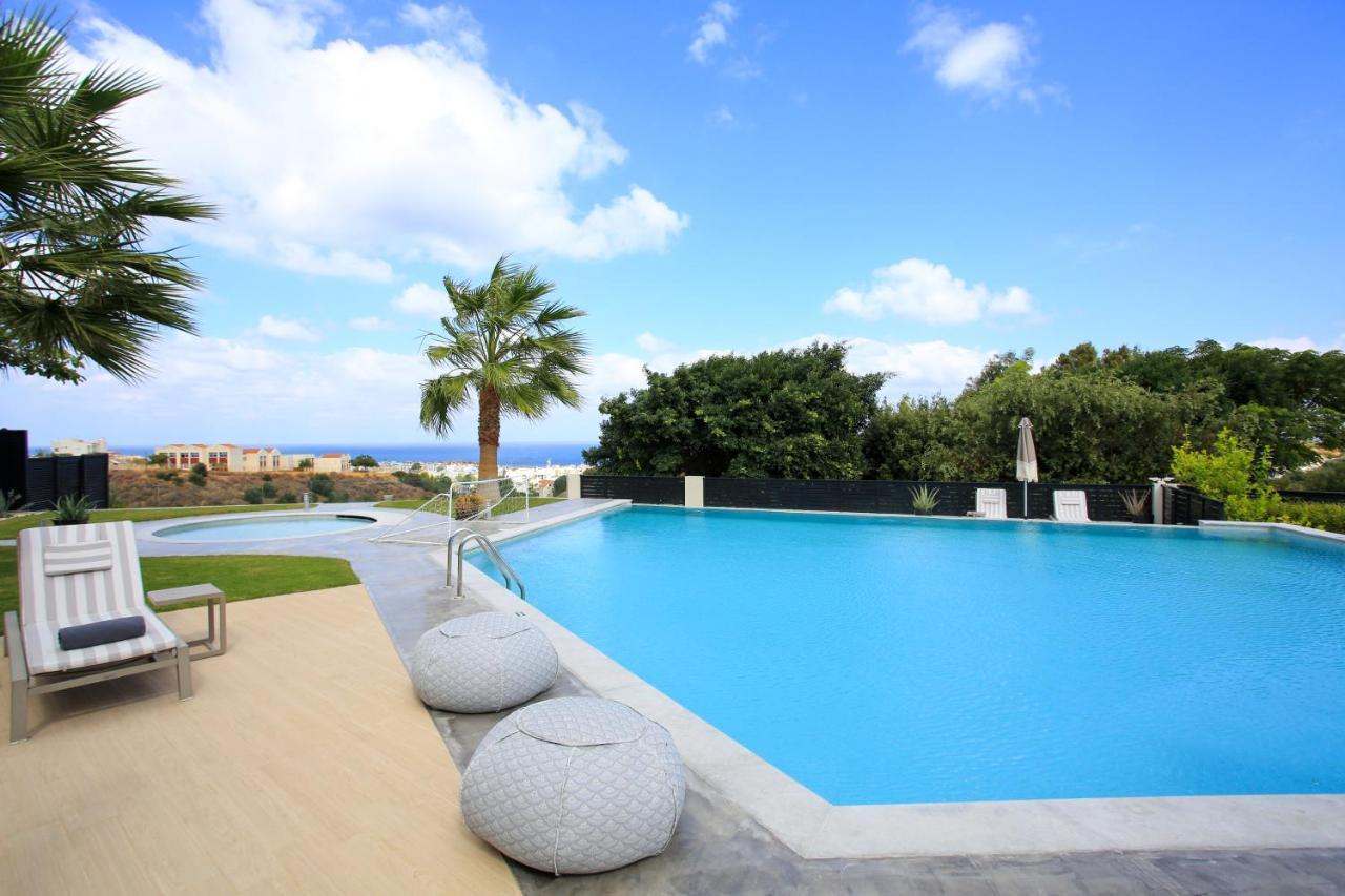 Orama Luxury Villa 4 Bedrooms With Private Pool Hersonissos  Exteriör bild