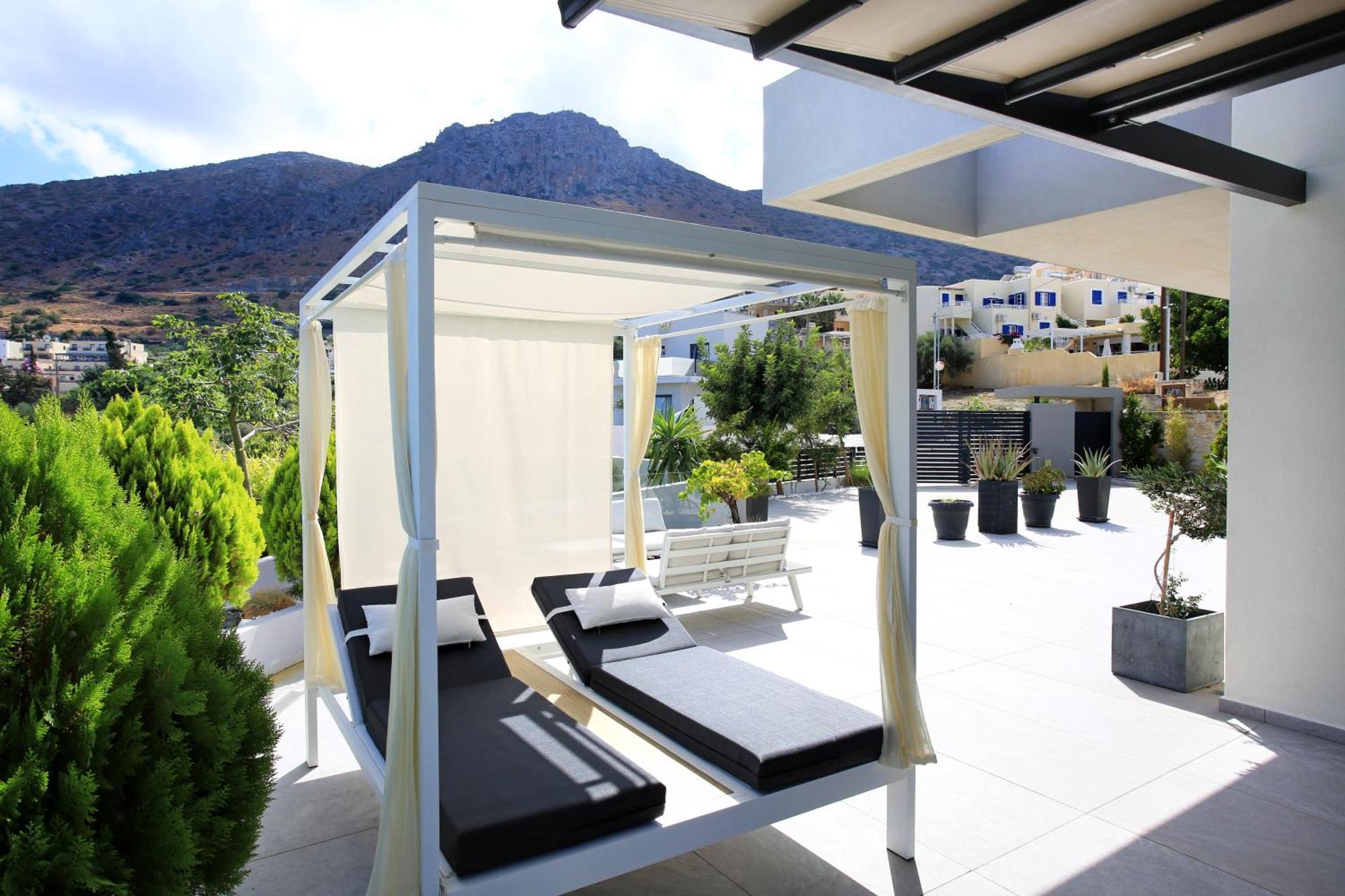 Orama Luxury Villa 4 Bedrooms With Private Pool Hersonissos  Exteriör bild