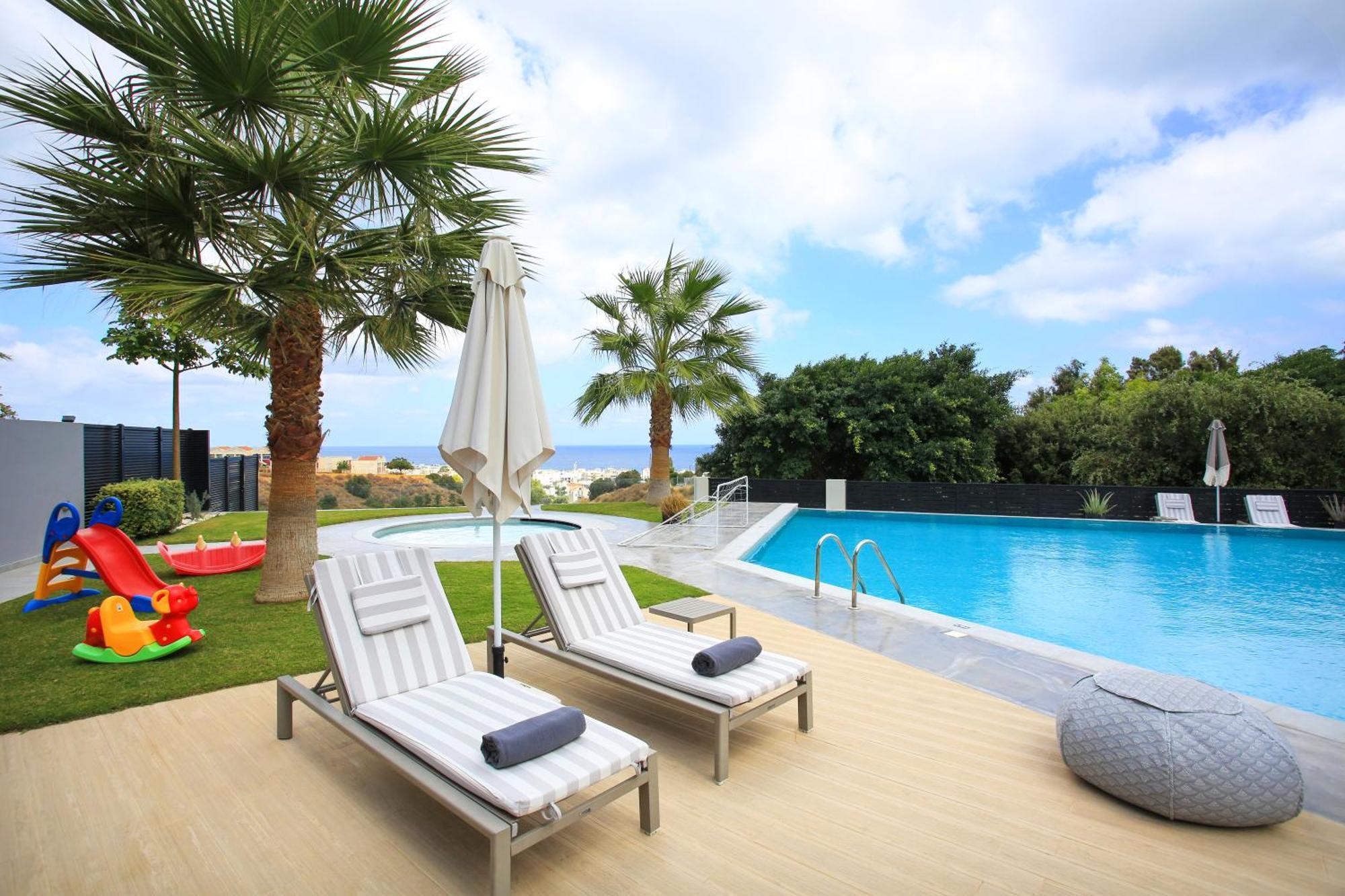 Orama Luxury Villa 4 Bedrooms With Private Pool Hersonissos  Exteriör bild